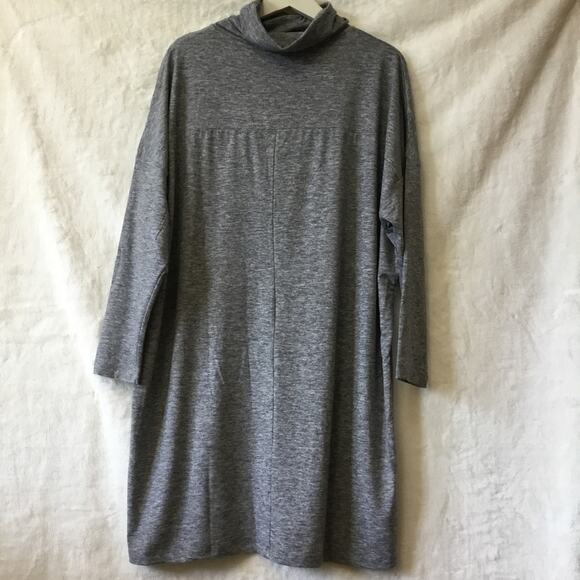 MNG Gray Oversized Turtleneck Dress - Picture 5 of 9